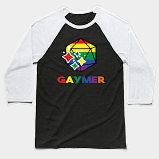 Gaymer D20 Baseball T-Shirt